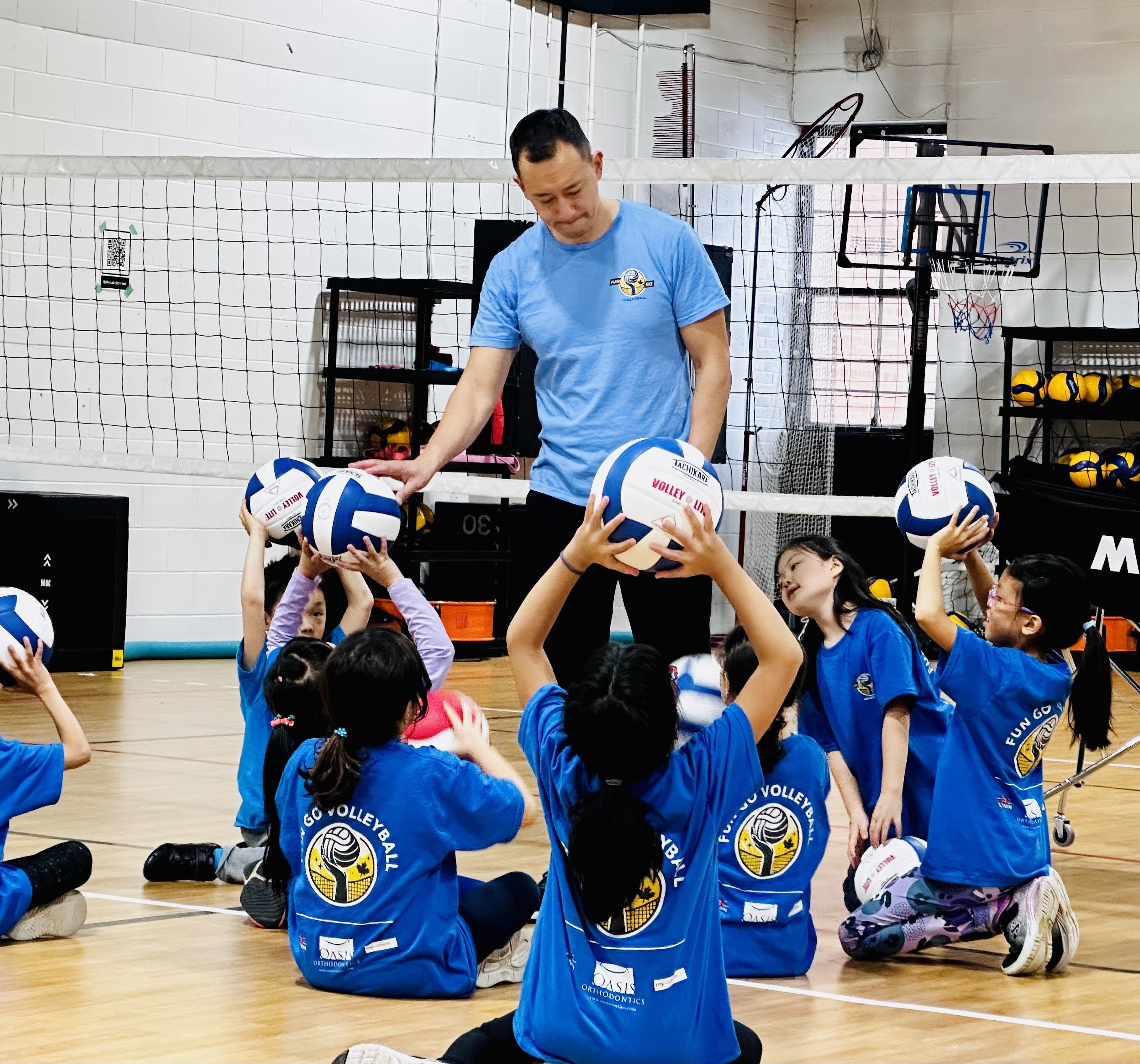 Justin Fung Cornell Volleyball Children
